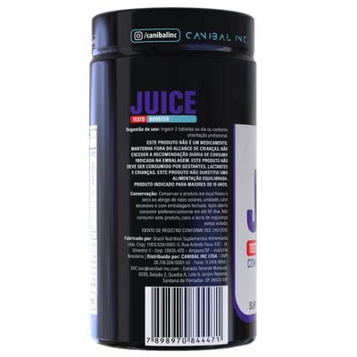 Pré Hormonal Juice Testo Booster com 60 tabletes Canibal Inc