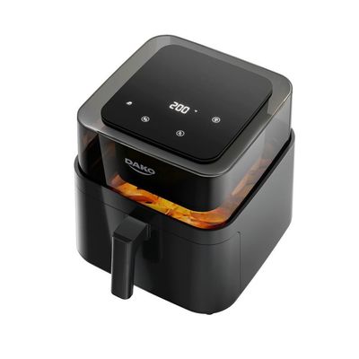 Fritadeira Air Fryer Dako Digital Com 6 Litros E Visor 360° 4 Em 1 110V