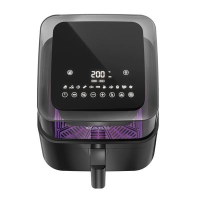 Fritadeira Air Fryer Dako Digital Com 6 Litros E Visor 360° 4 Em 1 110V