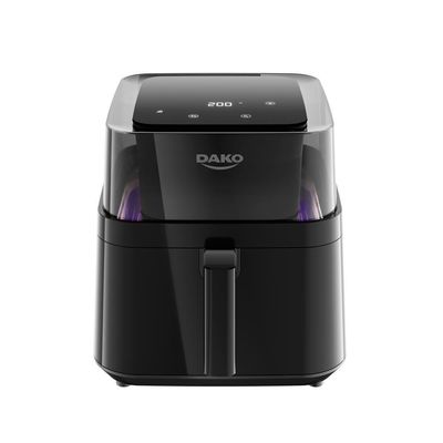 Fritadeira Air Fryer Dako Digital Com 6 Litros E Visor 360° 4 Em 1 110V