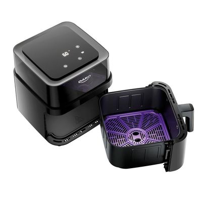 Fritadeira Air Fryer Dako Digital Com 6 Litros E Visor 360° 4 Em 1 110V