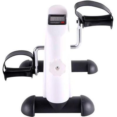 Mini Bicicleta Ergométrica Lorben Branca Fisioterapia Reabilitação Com Monitor Digital Gt380-w