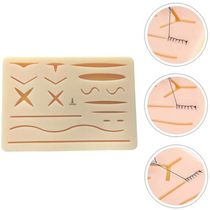 Pele Artificial Silicone Lorben Para Treinamento Simulação De Sutura Com 3 Camadas Gt6107