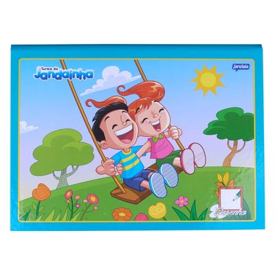 Caderno Capa Dura Brochura Jandainha M 80 Folhas Jandaia