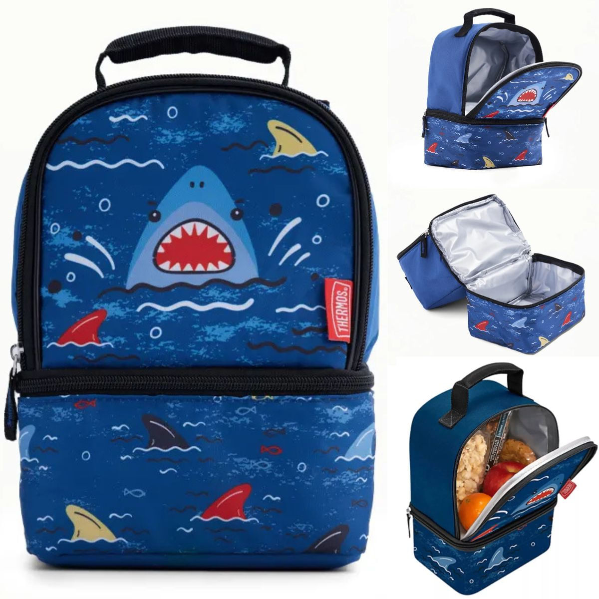 BOLSA TÉRMICA INFANTIL TUBARÃO - THERMOS