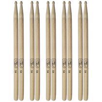 Kit com 5 Pares de Baquetas para Bateria Hickory 5A New York