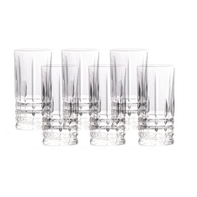 Conjunto 6 Copos Vidro 260ml Galleria Cazza