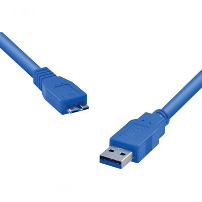 Cabo Para Hd Externo Usb 3.0 A Macho X Micro Usb B Macho 1.2