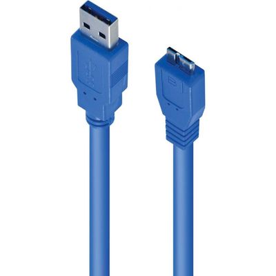 Cabo Para Hd Externo Usb 3.0 A Macho X Micro Usb B Macho 1.2