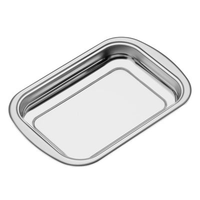 Assadeira Tramontina Cosmos Retangular Em Aço Inox 52cm 7,2L