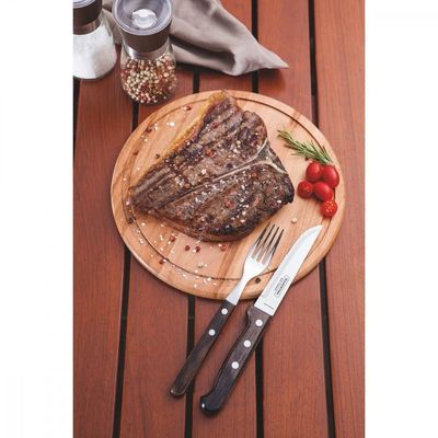 Jogo de Talheres Jumbo Tramontina Churrasco Polywood 12 Peçs