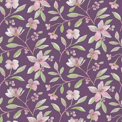 Papel De Parede Poppi Floral Pz18964 Tam. 4m² Papel De Parede Poppi Floral Pz18964