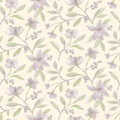 Papel De Parede Poppi Floral Pz18966 Tam. 4m² Papel De Parede Poppi Floral Pz18966