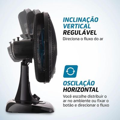 Ventilador De Mesa Maxis 6 Pás 40cm V-40-MX-B 60hz 110V