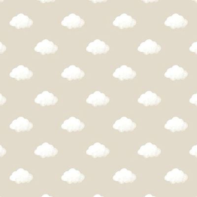 Papel De Parede Happy Infantil Bege 14832