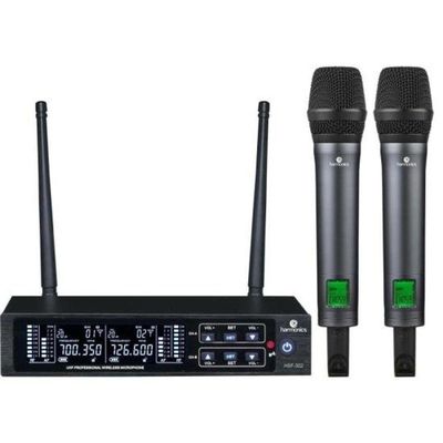 Microfone Sem Fio Harmonics Hsf300-2