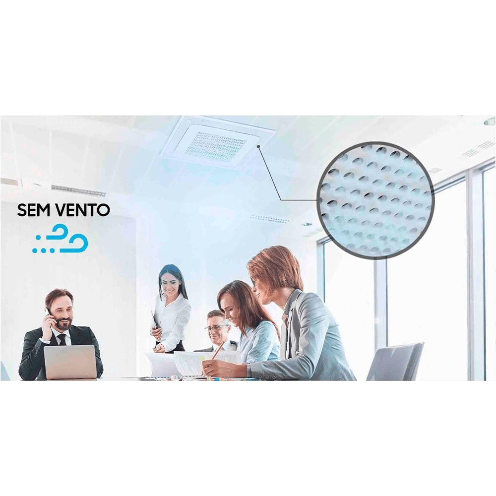 Ar Condicionado Inverter Samsung Windfree Cassete 4 Vias 54.000 Btus Quente e Frio 220V R-32