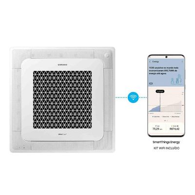 Ar Condicionado Inverter Samsung Windfree Cassete 4 Vias 54.000 Btus Quente e Frio 220V R-32