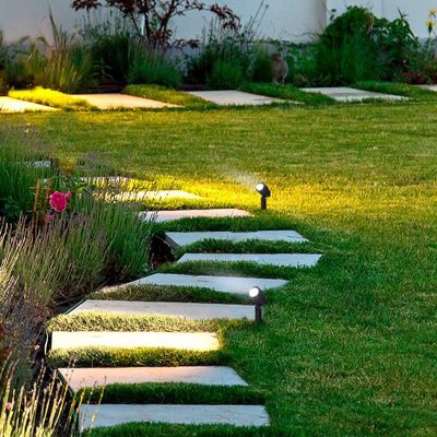 Espeto Para Jardim Germany Clear Led 6w Bivolt Preto 6500k Luz Branca