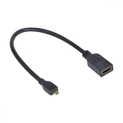 Cabo Adaptador Micro Hdmi X Hdmi Fêmea 30Cm Amchf-30