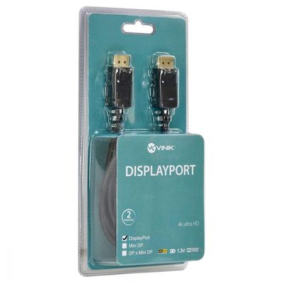 Cabo Displayport 1.3V Ultra Hd 60Hz 3 Metros - Dp13-3