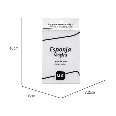 Kit 5 Esponja Mágica Bucha Espuma Tira Mancha Limpa Tudo