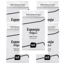 Kit 5 Esponja Mágica Bucha Espuma Tira Mancha Limpa Tudo