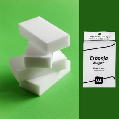 Kit 5 Esponja Mágica Bucha Espuma Tira Mancha Limpa Tudo