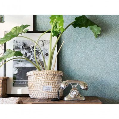 Papel De Parede Riviera Maison Rustic Linen 219943 - Rolo 10m X 0,53m