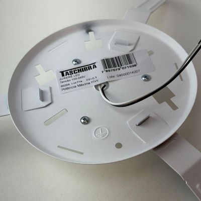 Plafon Taschibra Jurerê 25cm Redondo Led 6500k Bivolt