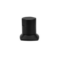 Kit 08 Und Acabamento De Registro Preto Encaixe Padrão Deca Docol 1.2 E 3.4 Docol