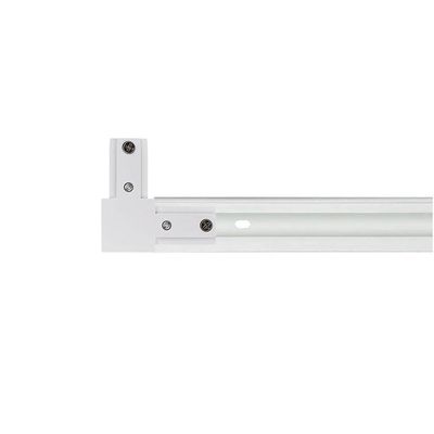 Conexão Emenda Blumenau 90° L Para Trilho Eletrificado Bivolt Branco