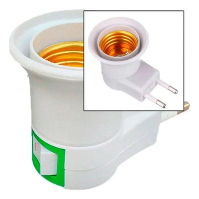 Adaptador De Tomada E27 Para Lâmpadas - Praticidade E Facilidade Na Instalação