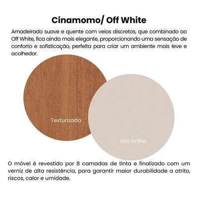 Escrivaninha Nomad 1 PT Cinamomo e Off White