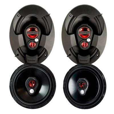 Kit Facil Alto Falantes 6X9 Bbr 250W Bomber