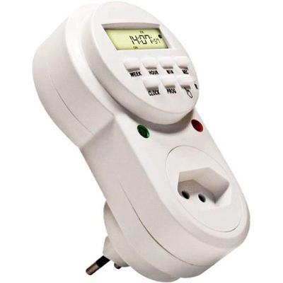 Temporizador Timer Iluminacao Vitrine Fachada Loja Bivolt 10a
