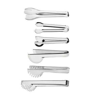 Jogo De Utensílios Tramontina Utility Em Aço Inox 6 Peças