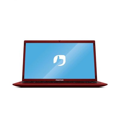 Notebook Positivo Motion C41tei Intel Celeron Dual-core Linux 14" Vermelho