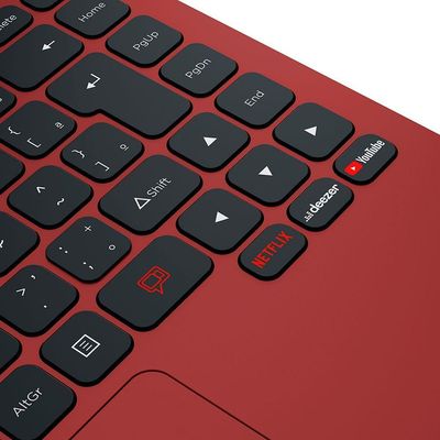 Notebook Positivo Motion C41tei Intel Celeron Dual-core Linux 14" Vermelho