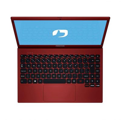 Notebook Positivo Motion C41tei Intel Celeron Dual-core Linux 14" Vermelho