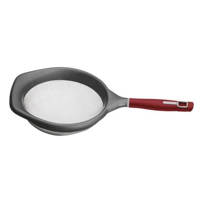 Peneira Verano com Cabo de Polipropileno Vermelho 17cm