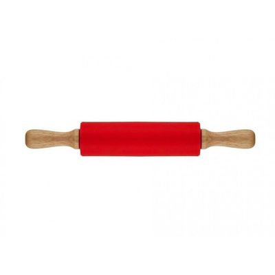 Rolo Para Massa 20Cm Carol Fiorentino Vermelho - Yazi