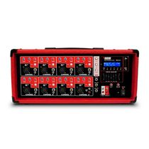 Mesa de Som Amplificada 8 Canais NVK 8500 BT