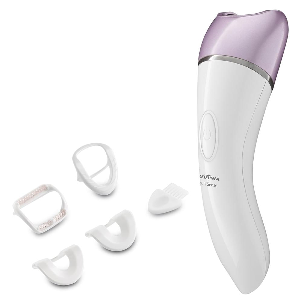 Depilador de Pelos BDP02RX AQUA SENSE Britânia Com 5 Acessórios Resistene Água Bivolt