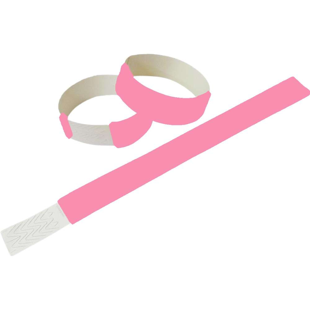 1000 Pulseira Rosa Chiclete Laser Pro para festas e eventos