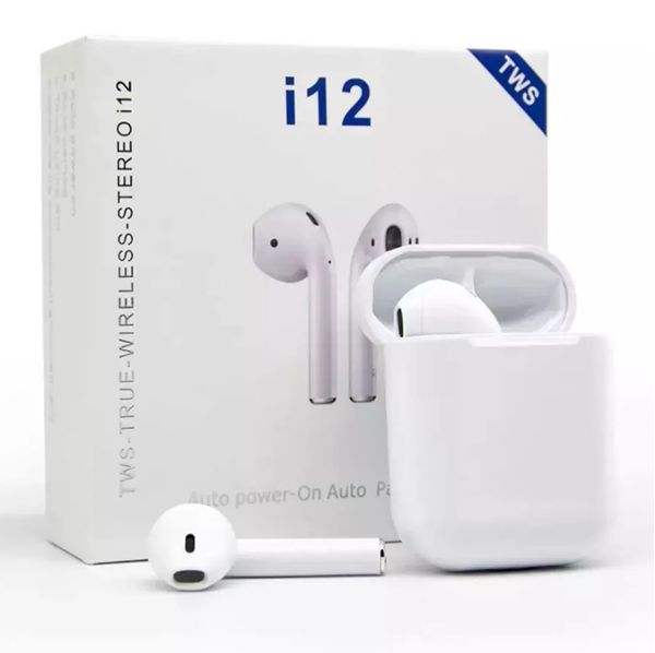Fone de Ouvido Bluetooth Wireless i12 TWS