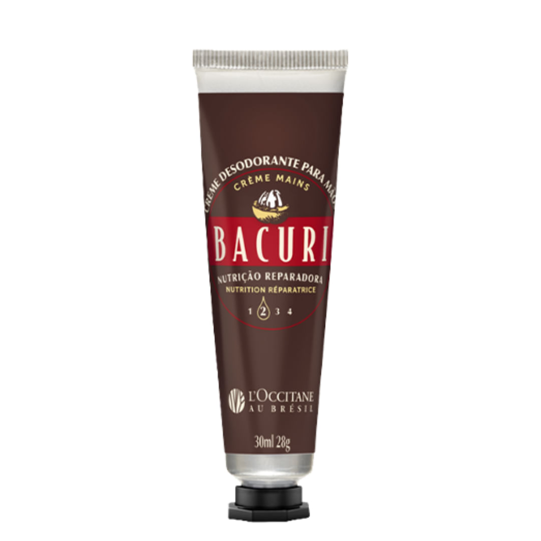 Bacuri Creme De Mãos Textura Cremosa 30ml