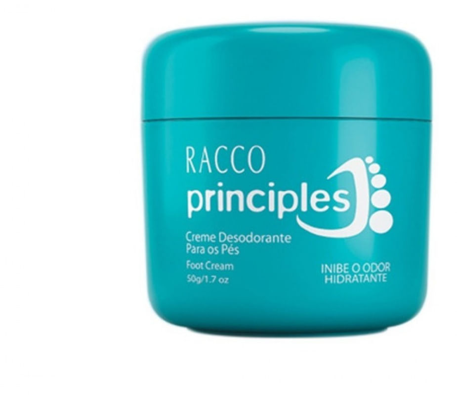 Creme desodorante para pés Principles Racco 50g (1301)