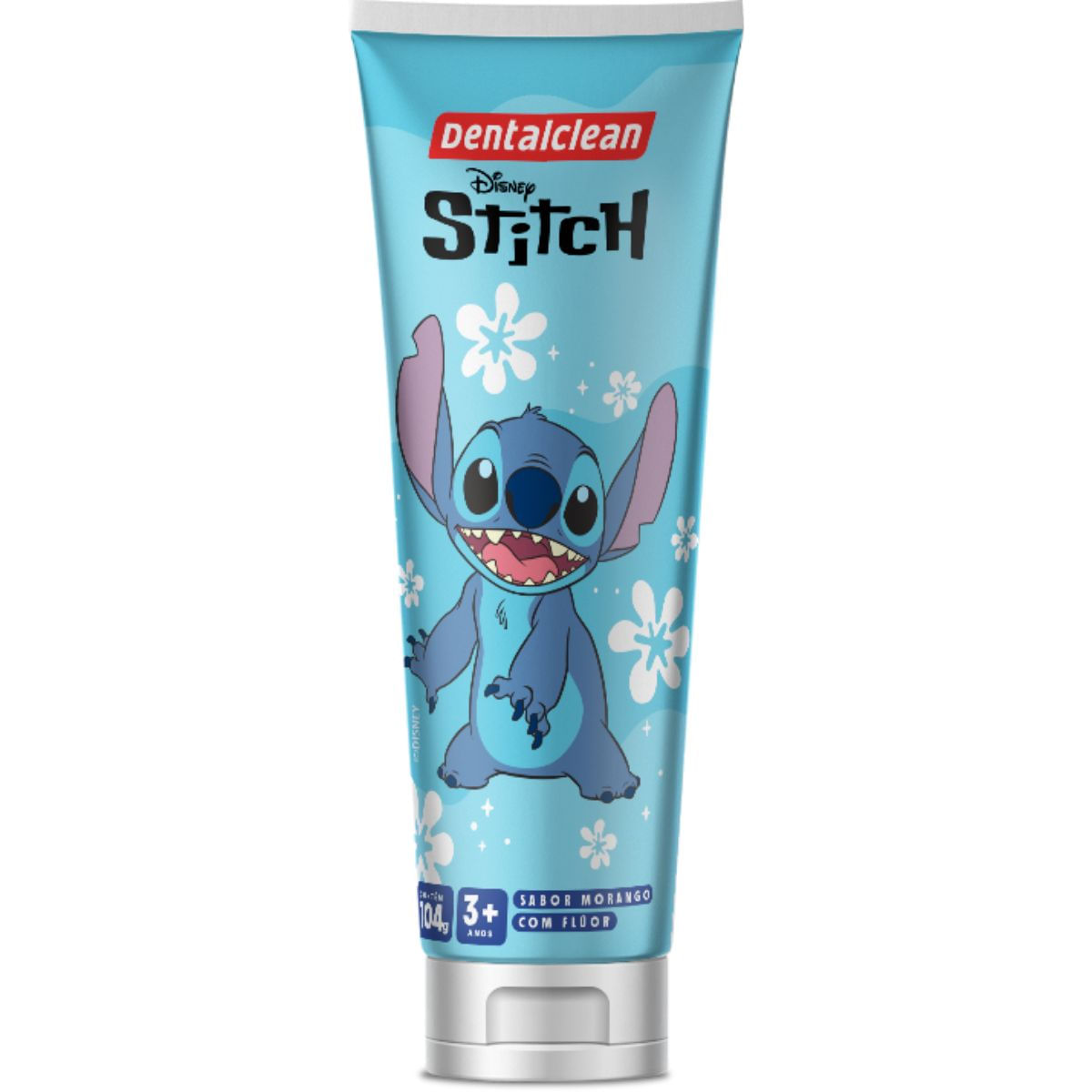 4X GEL DENTAL INFANTIL STITCH - MORANGO - 104G - DENTALCLEAN