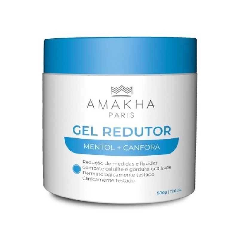 Kit 6 Unid Gel Redutor De Medidas Mentol + Canfora 500g